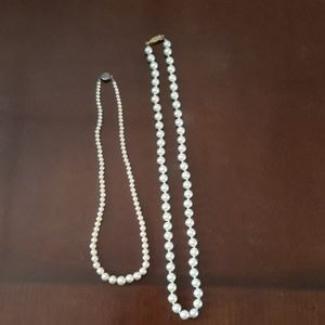 Faux pearls